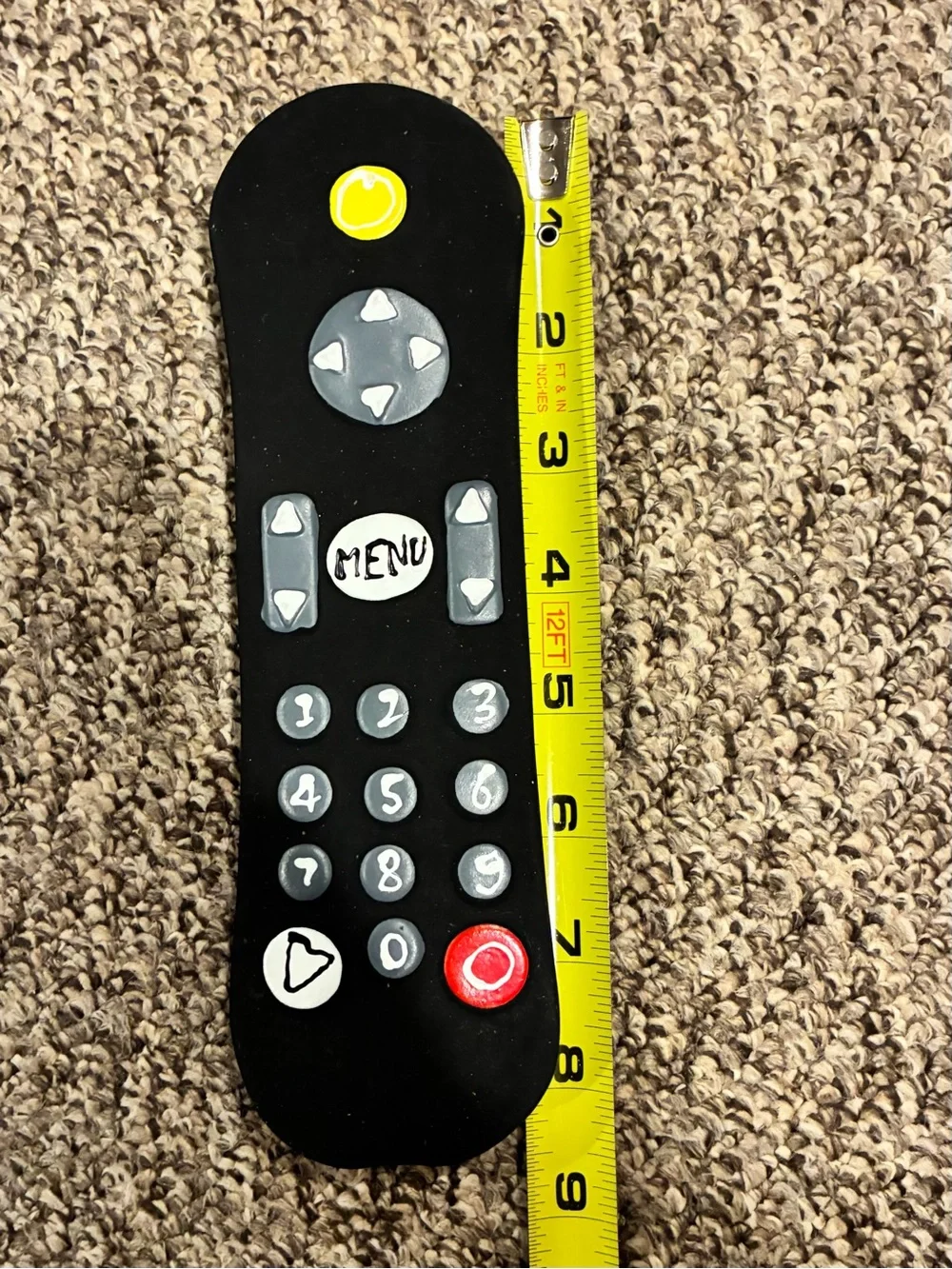 Frisco TV Remote Latex Squeaky Dog Toy